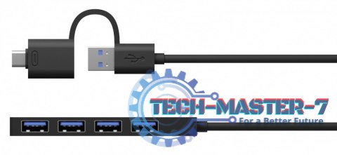 Hub IB-HUB1424-C3 4-Port USB Typ-A, złącze Typ-C/A Hub IB-HUB1424-C3 4-Port USB Typ-A, złącze Typ-C/A