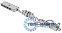 Hub IB-HUB1424-C3 4-Port USB Typ-A, złącze Typ-C/A