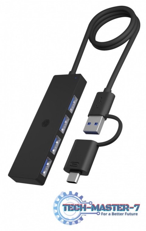 Hub IB-HUB1424-C3 4-Port USB Typ-A, złącze Typ-C/A Hub IB-HUB1424-C3 4-Port USB Typ-A, złącze Typ-C/A