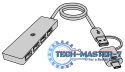 Hub IB-HUB1424-C3 4-Port USB Typ-A, złącze Typ-C/A