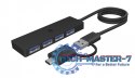 Hub IB-HUB1424-C3 4-Port USB Typ-A, złącze Typ-C/A
