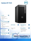 Komputer Optiplex MT/Core i5-14500/8GB/512GB SSD/Integrated/DVD RW/No Wifi/Kb/Mouse/W11Pro