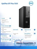 Komputer Optiplex SFF Plus/Core i5-14500/16GB/256GB SSD/Integrated/WLAN + BT/Wireless Kb & Mouse/260W/W11Pro/vPro