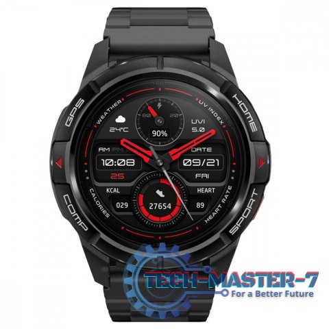 Smartwatch GS Active 1.3 cala 400 mAh czarny Smartwatch GS Active 1.3 cala 400 mAh czarny