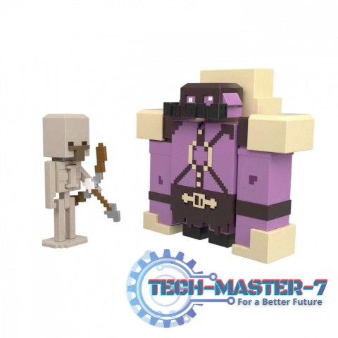 Zestaw figurek Minecraft Legends Pigmadillo vs Skeleton Zestaw figurek Minecraft Legends Pigmadillo vs Skeleton