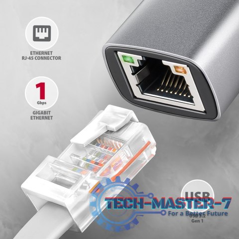 ADE-TXPD Karta sieciowa Gigabit Ethernet adapter, USB-C 3.2 Gen 1, instalacja automatyczna, Asix AX8817, PD 100W ADE-TXPD Karta sieciowa Gigabit Ethernet adapter, USB-C 3.2 Gen 1, instalacja automatyczna, Asix AX8817, PD 100W