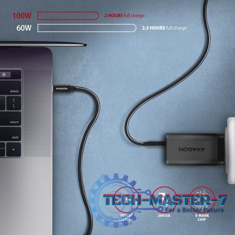 BUCM32-CM15AB Kabel USB-C - USB-C 3.2 Gen 2, 1.5m, PD 100W, 5A, 4K HD, ALU, oplot, czarny BUCM32-CM15AB Kabel USB-C - USB-C 3.2 Gen 2, 1.5m, PD 100W, 5A, 4K HD, ALU, oplot, czarny