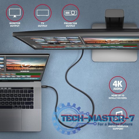 BUCM32-CM15AB Kabel USB-C - USB-C 3.2 Gen 2, 1.5m, PD 100W, 5A, 4K HD, ALU, oplot, czarny BUCM32-CM15AB Kabel USB-C - USB-C 3.2 Gen 2, 1.5m, PD 100W, 5A, 4K HD, ALU, oplot, czarny