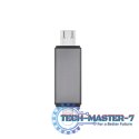 Czytnik kart SD 3w1, USB-C+ USB-A 2.0+ Micro USB, AK-72