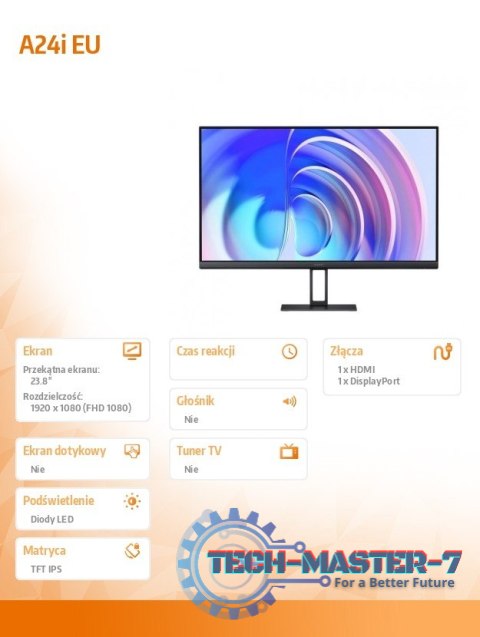 Monitor 23.8 cali A24i EU Monitor 23.8 cali A24i EU