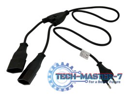 Kabel zasilający AKYGA 1x Europlug (przez CEE 7/16) - męski (wejście) 1.2m. AK-RD-05A