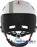 Kask narciarski Bluetooth 54-58cm Intercom/SOS biały