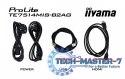 Monitor interaktywny 75 cali TE7514MIS-B2, INFRARED,50pkt,VA,4K,7H,WiFi,MIC,USB ANDROID 13, Google EDLA