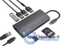 Multiport Adapter Fowler 2 V2 USB-C->HUB USB 3.0 3X, HDMI4K
