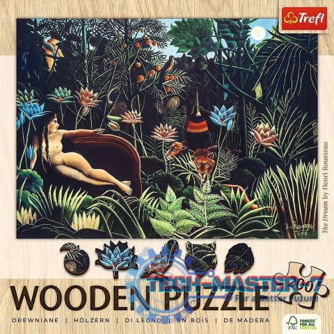Puzzle drewniane 200 elementów Sen Henri Rosseau Puzzle drewniane 200 elementów Sen Henri Rosseau