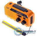 Radio solarne z korbką ręczną AD1197