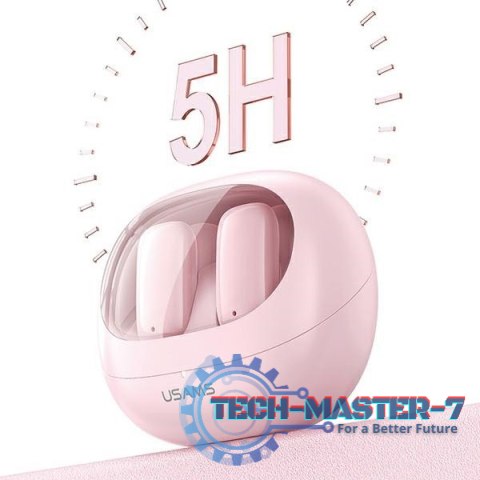 Słuchawki Bluetooth 5.3 TWS TD Series Rożowe Słuchawki Bluetooth 5.3 TWS TD Series Rożowe