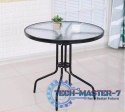 Stolik ogrodowy 60 cm szkło hartowane stół na ogród taras balkon MultiGarden MULTI GARDEN