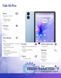 Tablet TAB16 Pro LTE 8/256GB 7700 mAh 11 cala niebieski