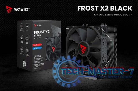 Chłodzenie procesora CPU Frost Black X2 Chłodzenie procesora CPU Frost Black X2