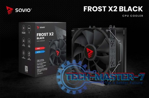 Chłodzenie procesora CPU Frost Black X2 Chłodzenie procesora CPU Frost Black X2
