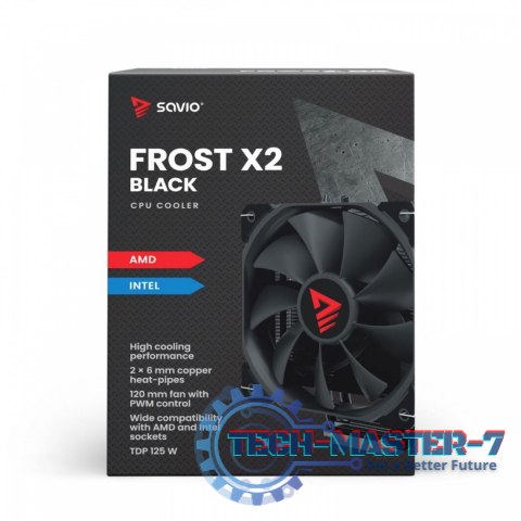 Chłodzenie procesora CPU Frost Black X2 Chłodzenie procesora CPU Frost Black X2