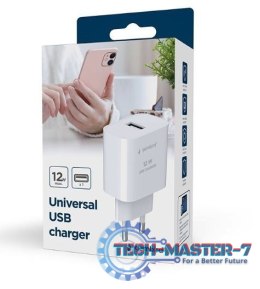 Ładowarka USB-A 2.4A biała