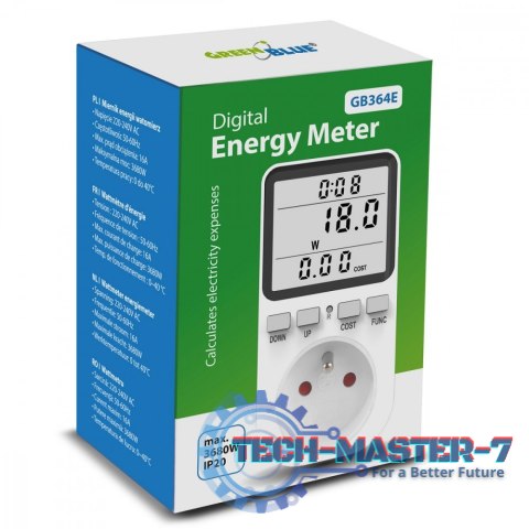 Miernik energii watomierz GB364 E Miernik energii watomierz GB364 E