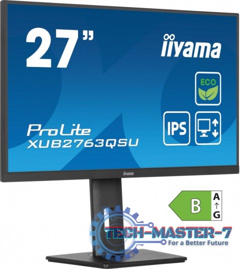 Monitor 27 cali ProLite XUB2763QSU-B1 IPS,QHD,HAS,100Hz Monitor 27 cali ProLite XUB2763QSU-B1 IPS,QHD,HAS,100Hz