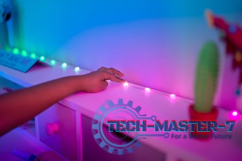 Inteligentne lampki dekoracyjne Strings USB-C (Candies) 100 LED RGB, serca, przezroczysty przewód, 6 m Inteligentne lampki dekoracyjne Strings USB-C (Candies) 100 LED RGB, serca, przezroczysty przewód, 6 m