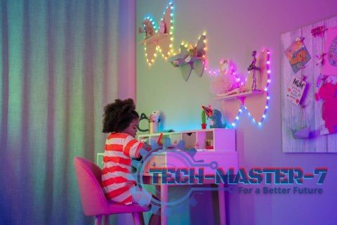 Inteligentne lampki dekoracyjne Strings USB-C (Candies) 100 LED RGB, serca, przezroczysty przewód, 6 m Inteligentne lampki dekoracyjne Strings USB-C (Candies) 100 LED RGB, serca, przezroczysty przewód, 6 m