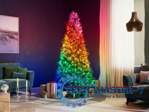 Inteligentne lampki dekoracyjne Strings USB-C (Candies) 100 LED RGB, świece, zielony przewód, 6 m Inteligentne lampki dekoracyjne Strings USB-C (Candies) 100 LED RGB, świece, zielony przewód, 6 m