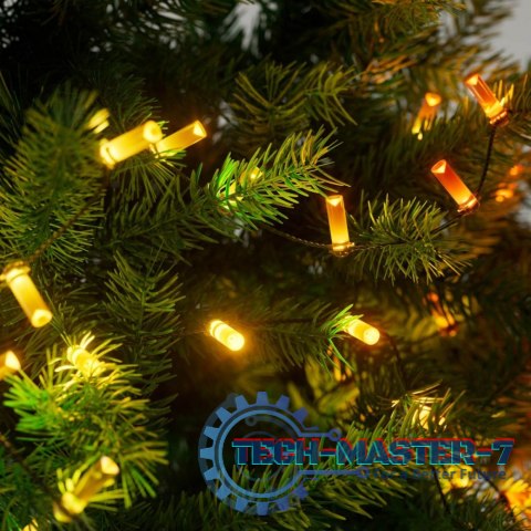 Inteligentne lampki dekoracyjne Strings USB-C (Candies) 100 LED RGB, świece, zielony przewód, 6 m Inteligentne lampki dekoracyjne Strings USB-C (Candies) 100 LED RGB, świece, zielony przewód, 6 m
