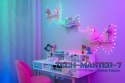 Inteligentne lampki dekoracyjne Strings USB-C (Candies) 200 LED RGB, serca, zielony przewód, 12 m