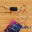 Inteligentne lampki dekoracyjne Strings USB-C (Candies) 200 LED RGB, serca, zielony przewód, 12 m