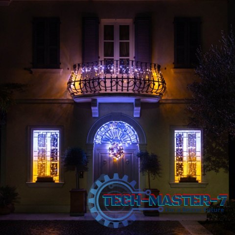 Inteligentne lampki sople Icicle 190 AWW LED, 5x0,5 m, IP44, przezroczysty przewód Inteligentne lampki sople Icicle 190 AWW LED, 5x0,5 m, IP44, przezroczysty przewód