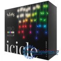 Inteligentne lampki sople Icicle 190 RGBW LED, 5x0,5 m, IP44, przezroczysty przewód