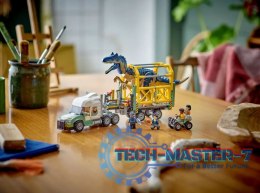 Klocki Jurassic World 76966 Dinomisje: ciężarówka do transportu allozaura