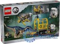 Klocki Jurassic World 76966 Dinomisje: ciężarówka do transportu allozaura