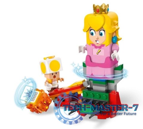 Klocki Super Mario 71441 Przygody z interaktywną figurką LEGO Peach Klocki Super Mario 71441 Przygody z interaktywną figurką LEGO Peach
