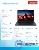 Notebook ThinkPad T16 G3 21MN008CPB W11Pro Ultra 5 125U/16GB/512GGB/INT/16.0 WUXGA/Black/3YRS Premier Support + CO2 Offset