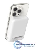 Powerbank ze standem 10000mAh Qi2 MagSafe Biały