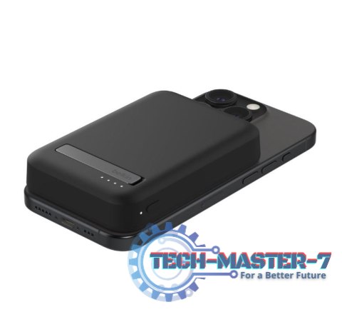 Powerbank ze standem 8000mAh Qi2 MagSafe Czarny Powerbank ze standem 8000mAh Qi2 MagSafe Czarny
