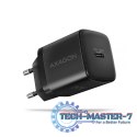 ACU-PD30 Ładowarka sieciowa PD 30W, 1x port USB-C, PD3.0/QC3.0/AFC/FCP/Apple Czarna