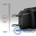 ACU-PD30 Ładowarka sieciowa PD 30W, 1x port USB-C, PD3.0/QC3.0/AFC/FCP/Apple Czarna
