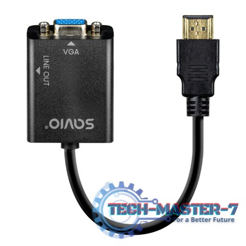 Adapter HDMI-VGA z audio AK-76