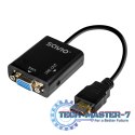 Adapter HDMI-VGA z audio AK-76