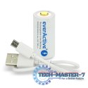 Akumulator 16340 3V Li-ion 700 mAh micro USB