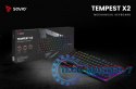 Klawiatura mechaniczna RGB Tempest X2 Outemu Blue