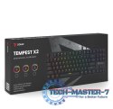 Klawiatura mechaniczna RGB Tempest X2 Outemu Blue